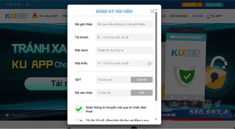 Hướng dẫn chi tiết các bước Đăng Ký Kubet nhanh gọn nhất