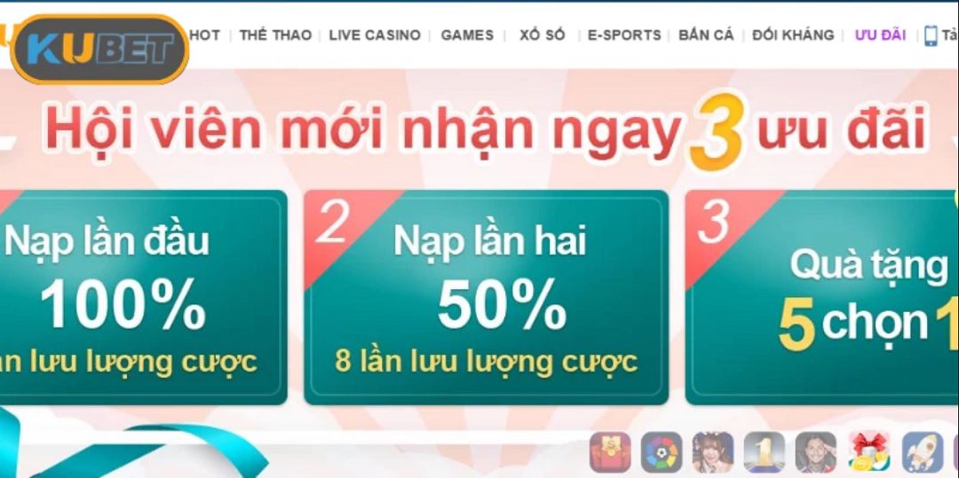 Chương trình khuyến mãi hấp dẫn tại Kubet